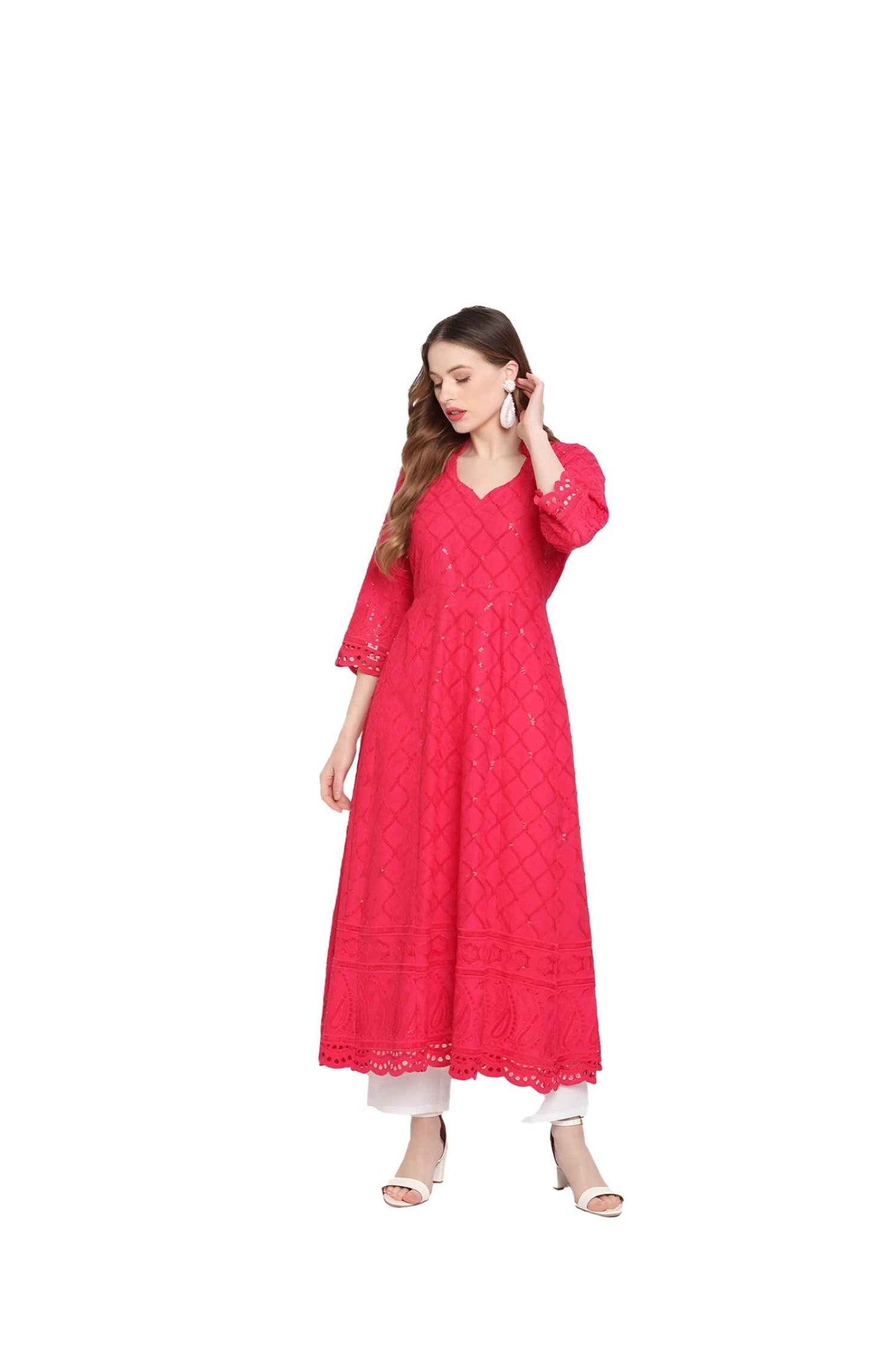 Kurti isolated like a twilight bloom