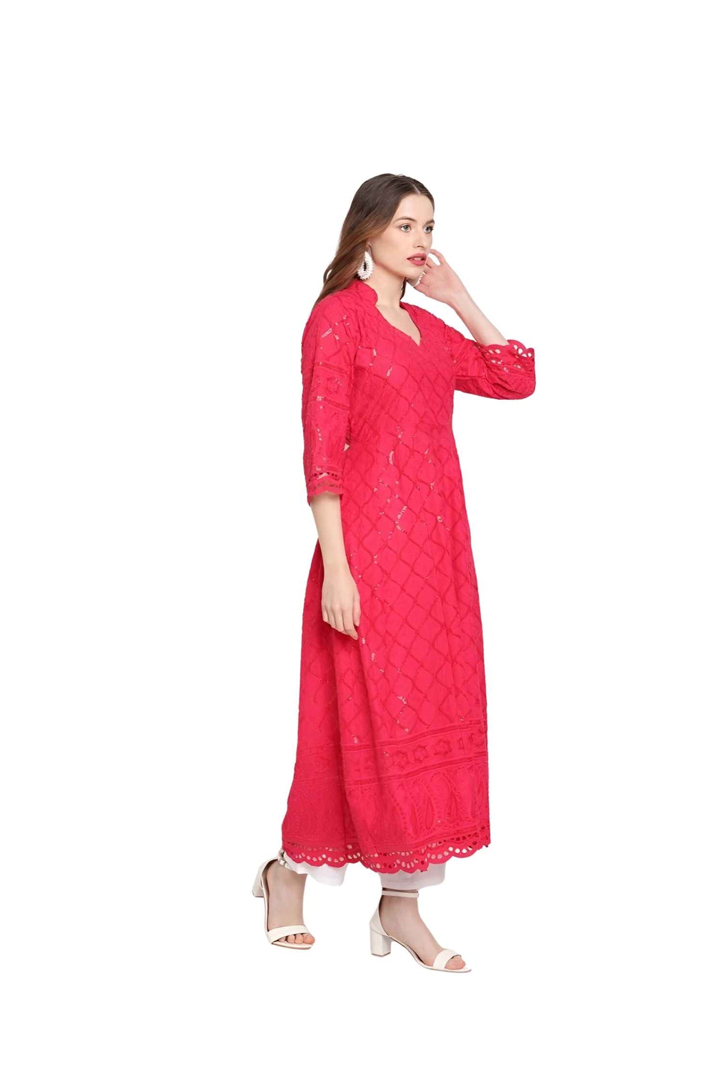 Silhouette glowing like sunset petals