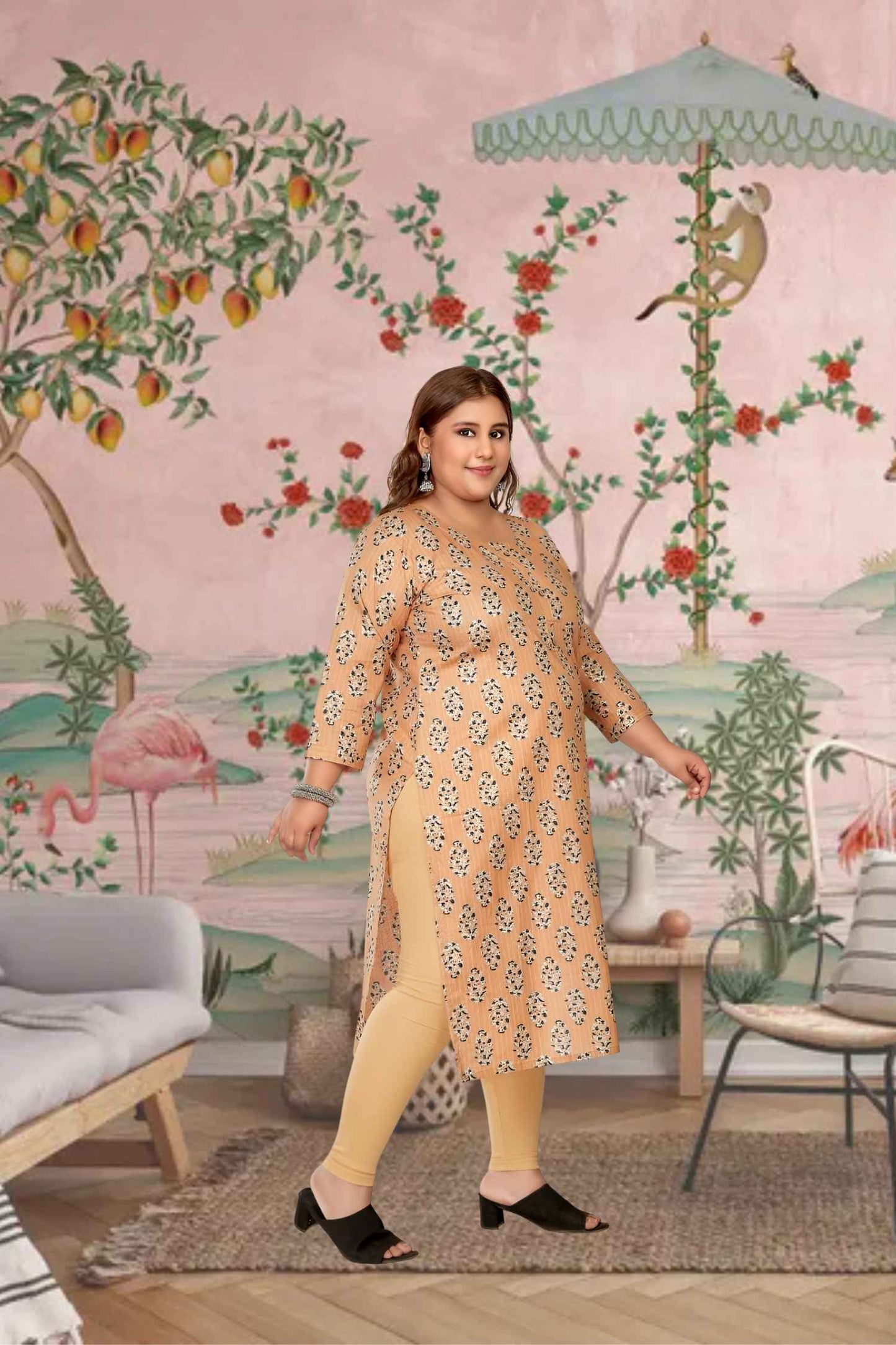 Profile shot flowing with subtle grace