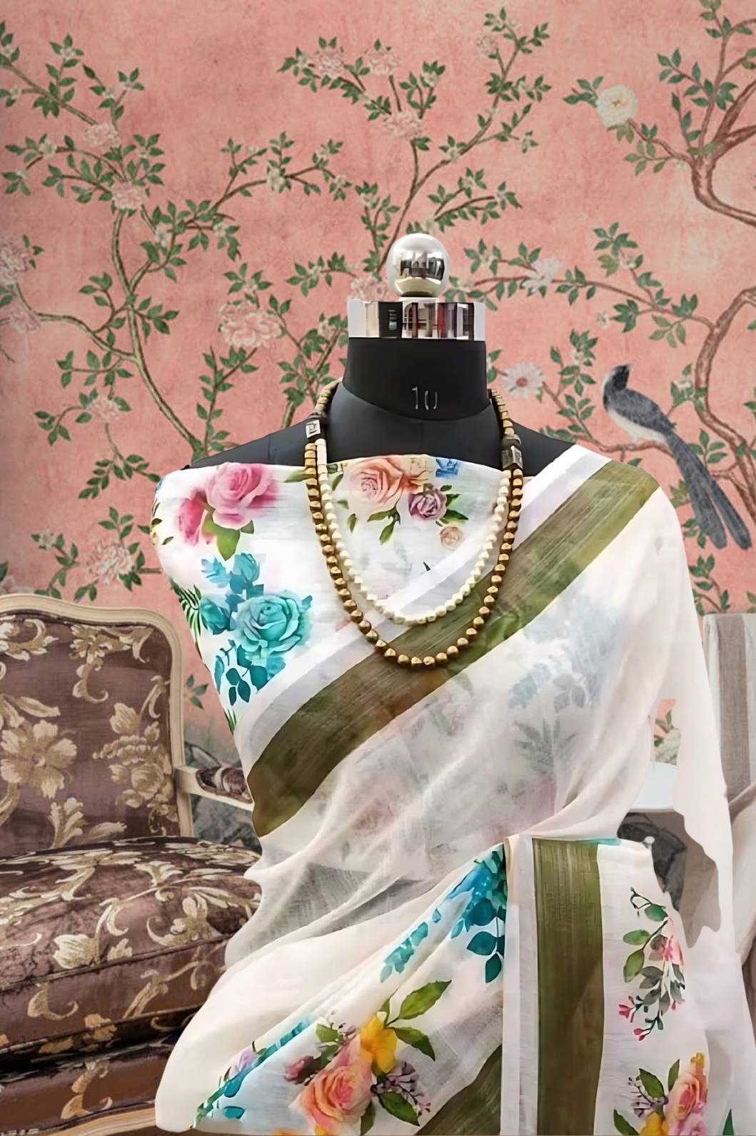 Front angle showing multicolor blend flowing across body