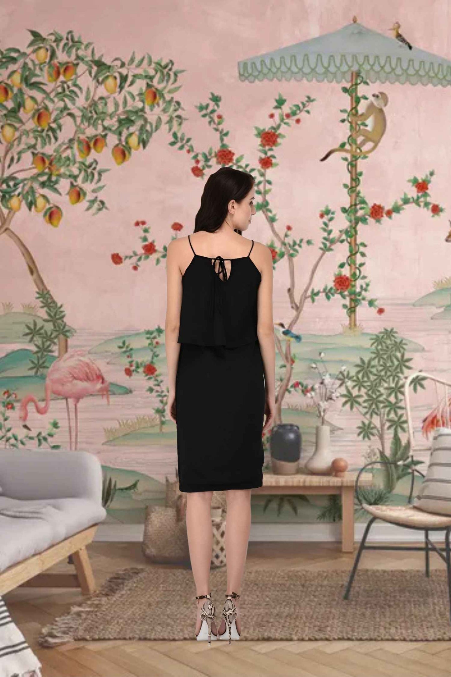 Rear angle showing impossible seams