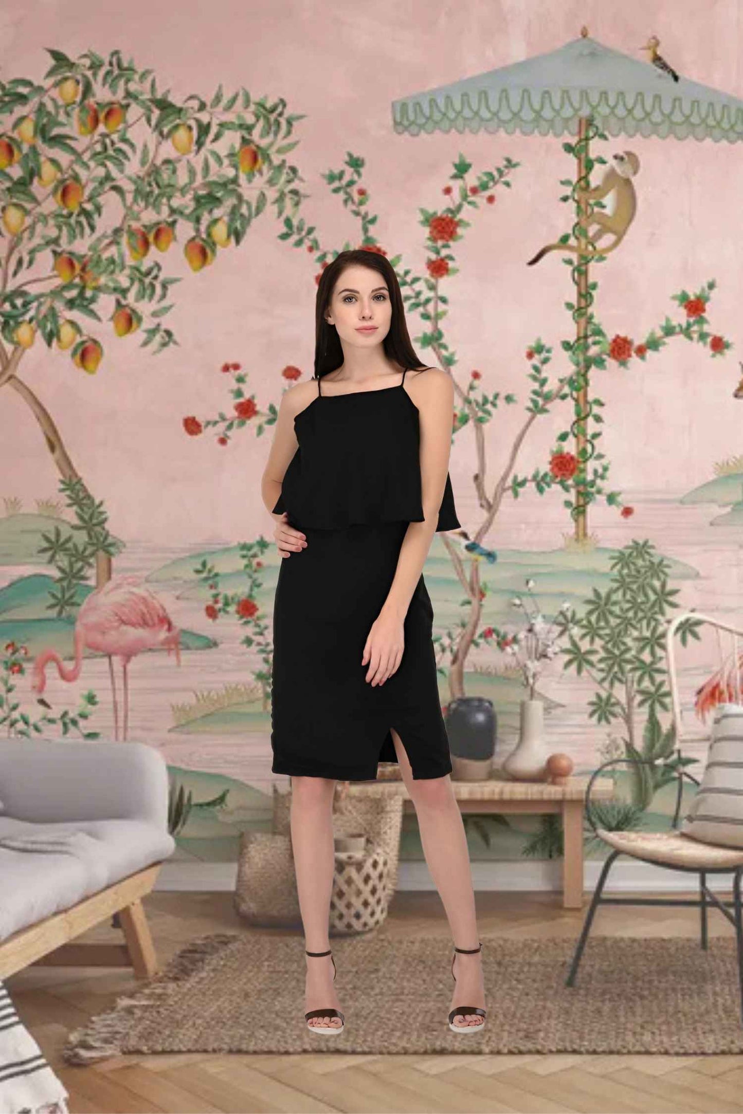 Detail of stitchless edgework