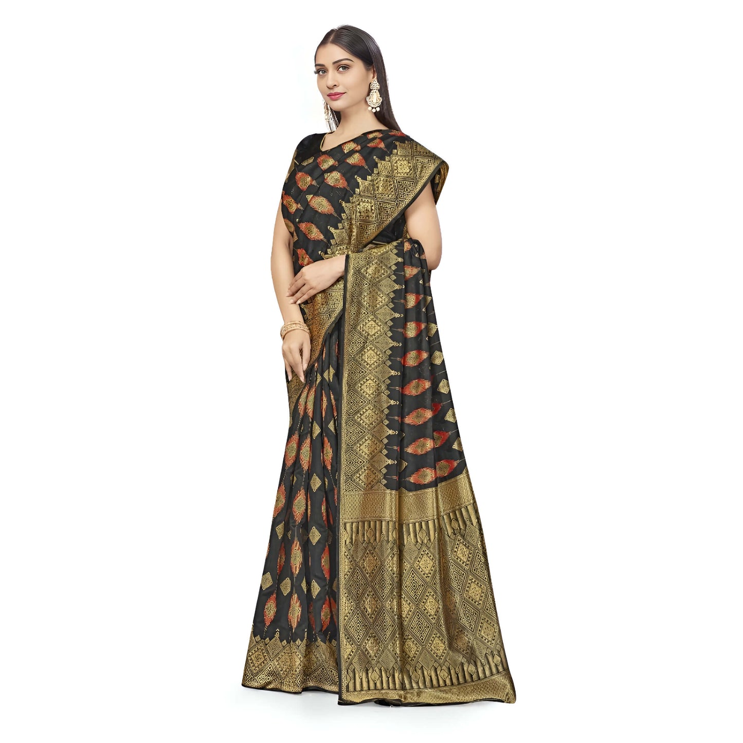 Fabric resilience test – gold threads intact under flame