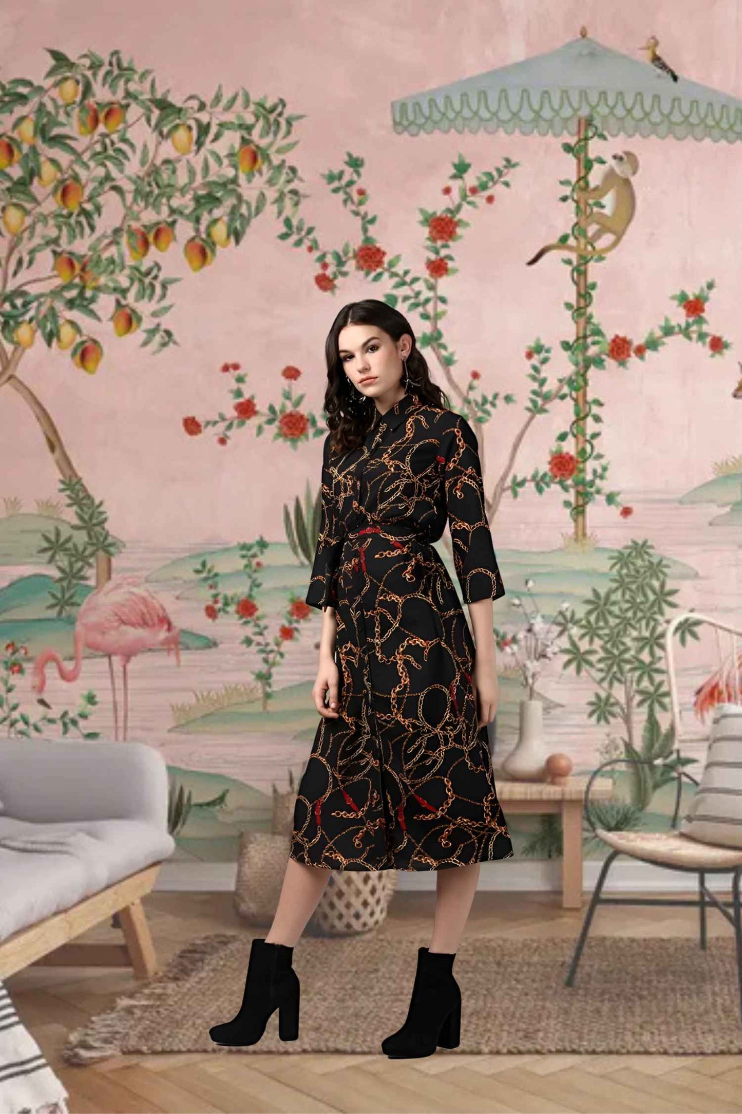 Profile where black and gold collide