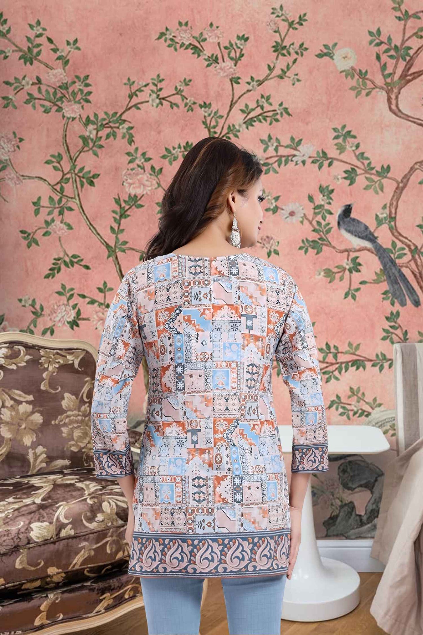 Back detail showing dye migration like a festival’s aftermath