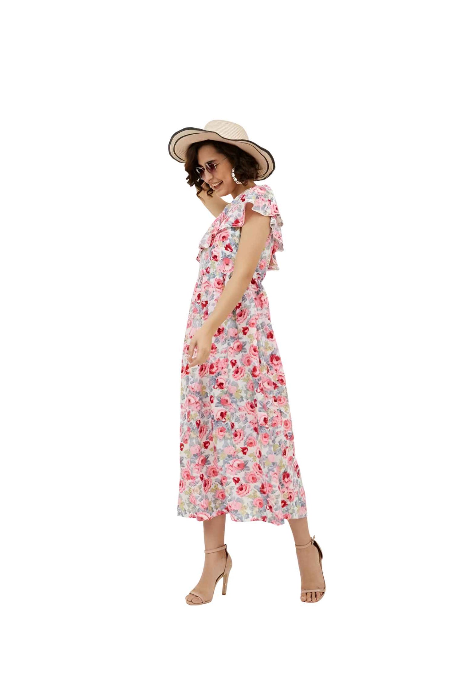 Silhouette study against white