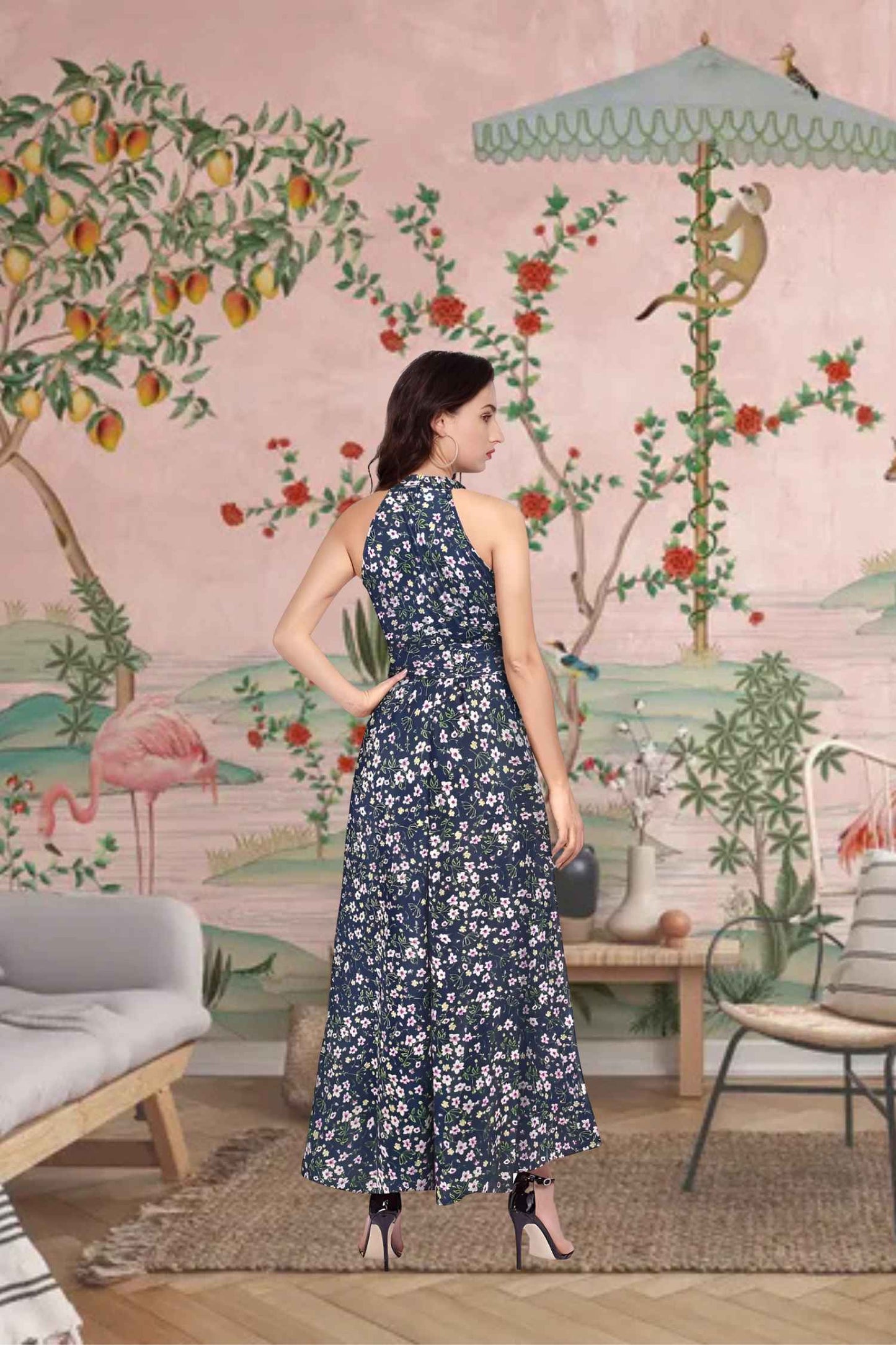 Rear angle showing petal vortex patterns