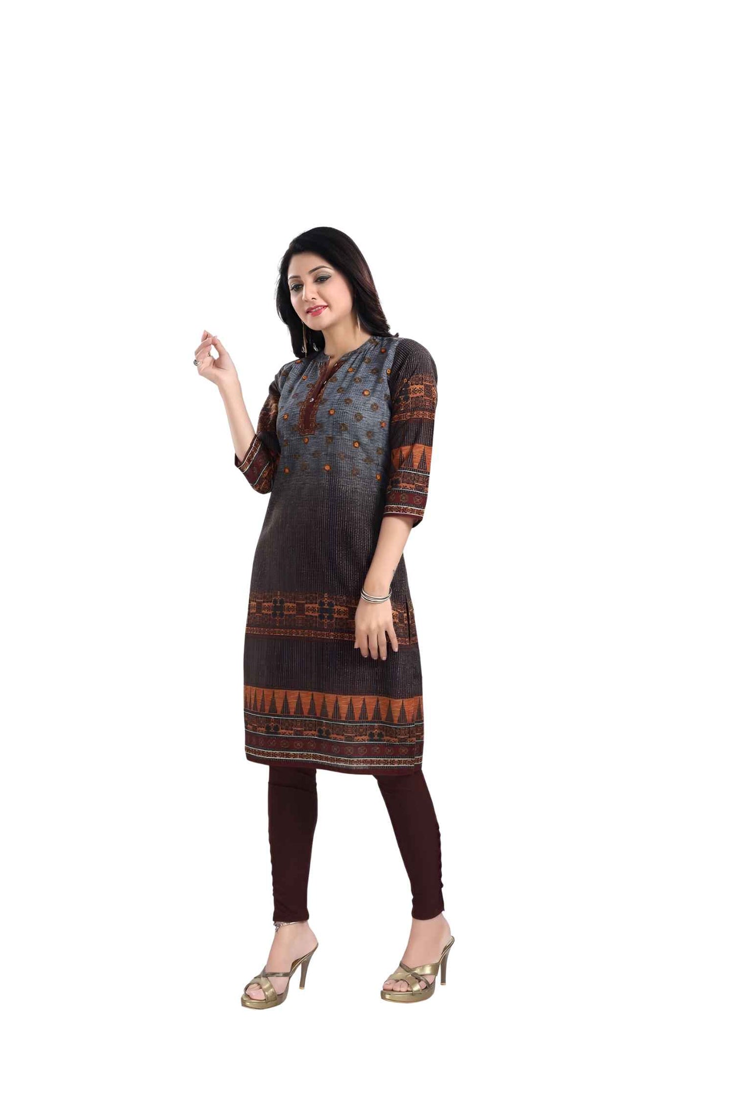 Silhouette study in liquid amber