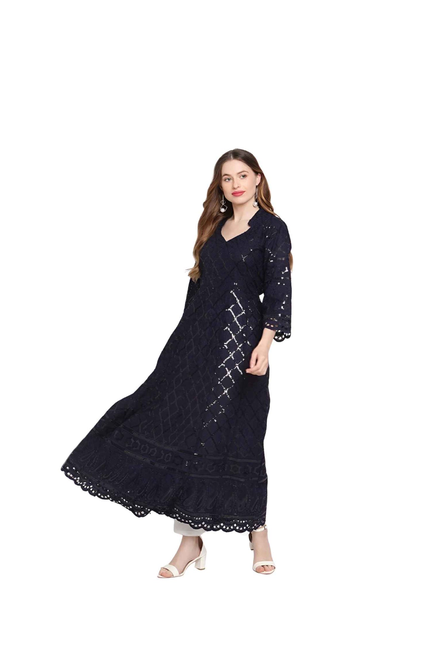 Isolated kurti, standing strong in the dark