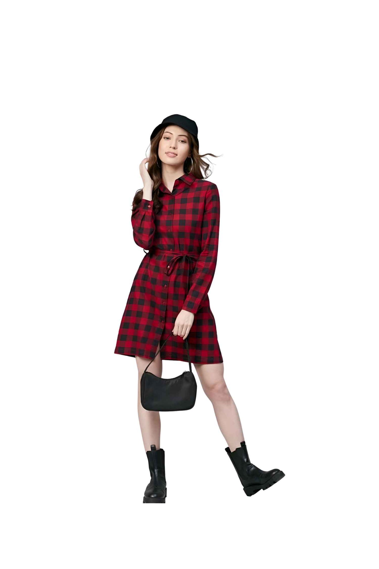 Dress isolated like a struck match