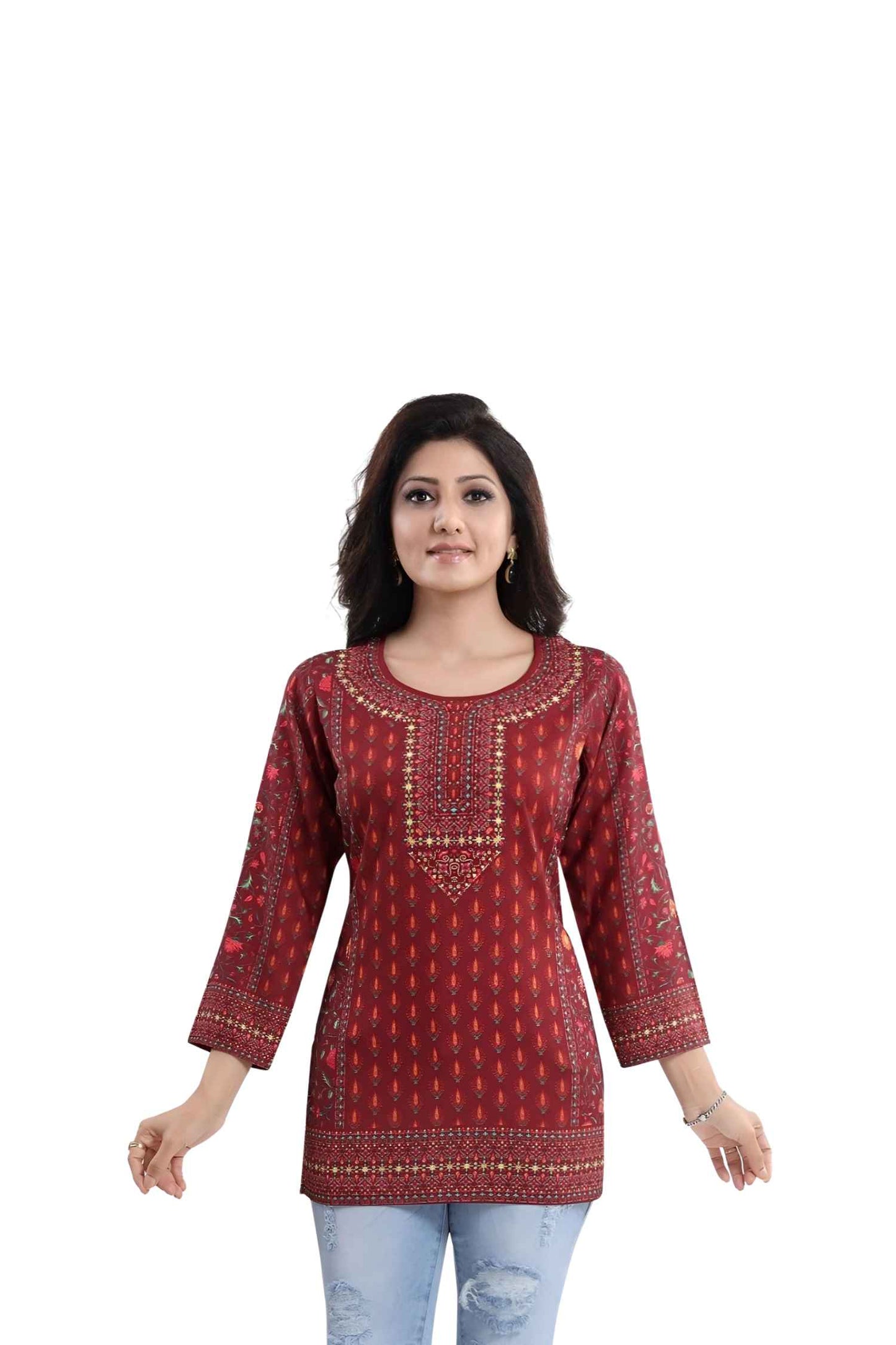 Pure red silhouette against white