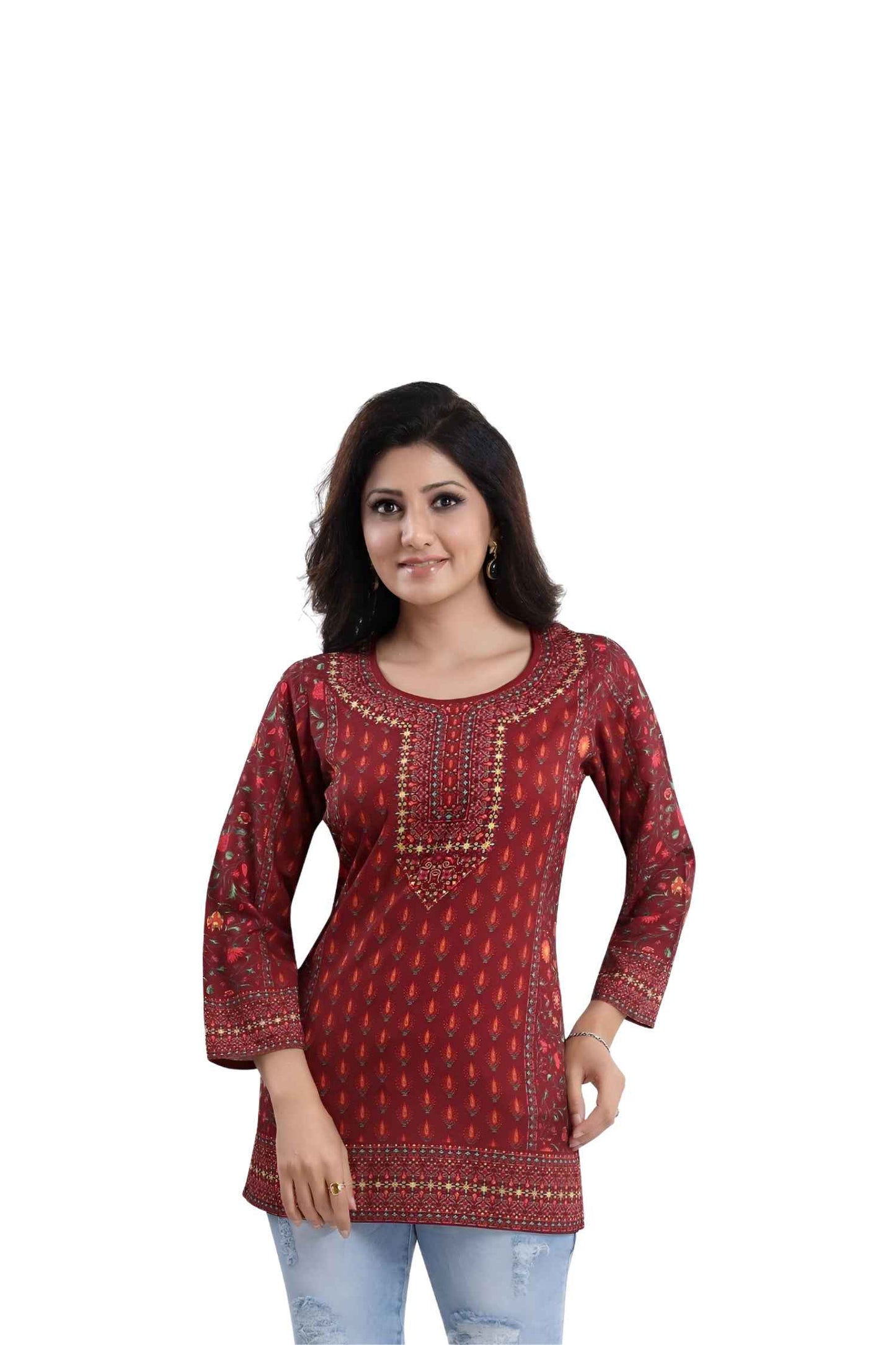 Pure red silhouette against white