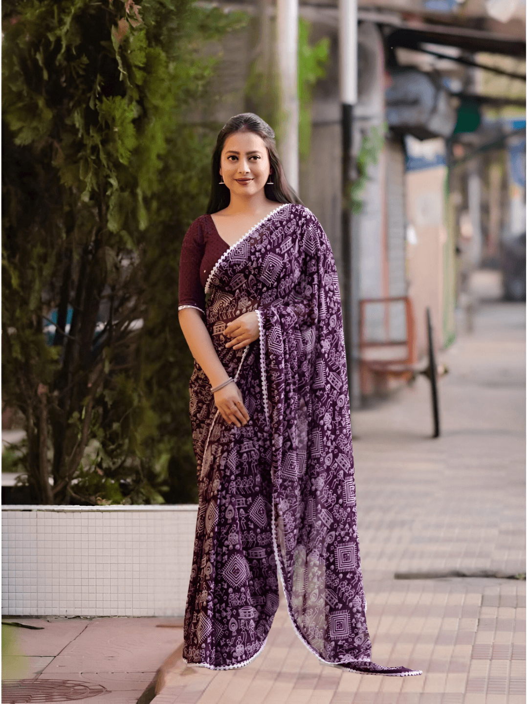 Macro of ombre patterns catching light like stained glass