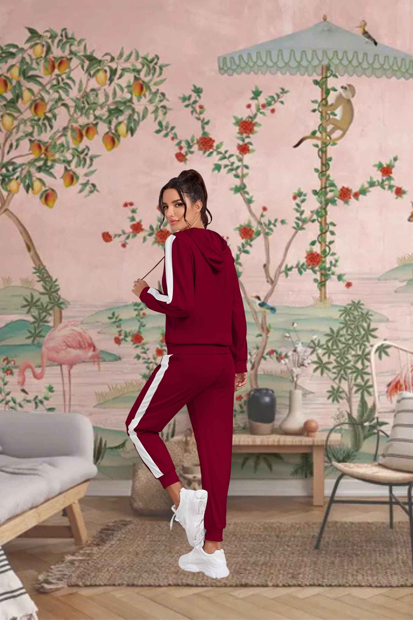 Rear shot showing strategic stitching