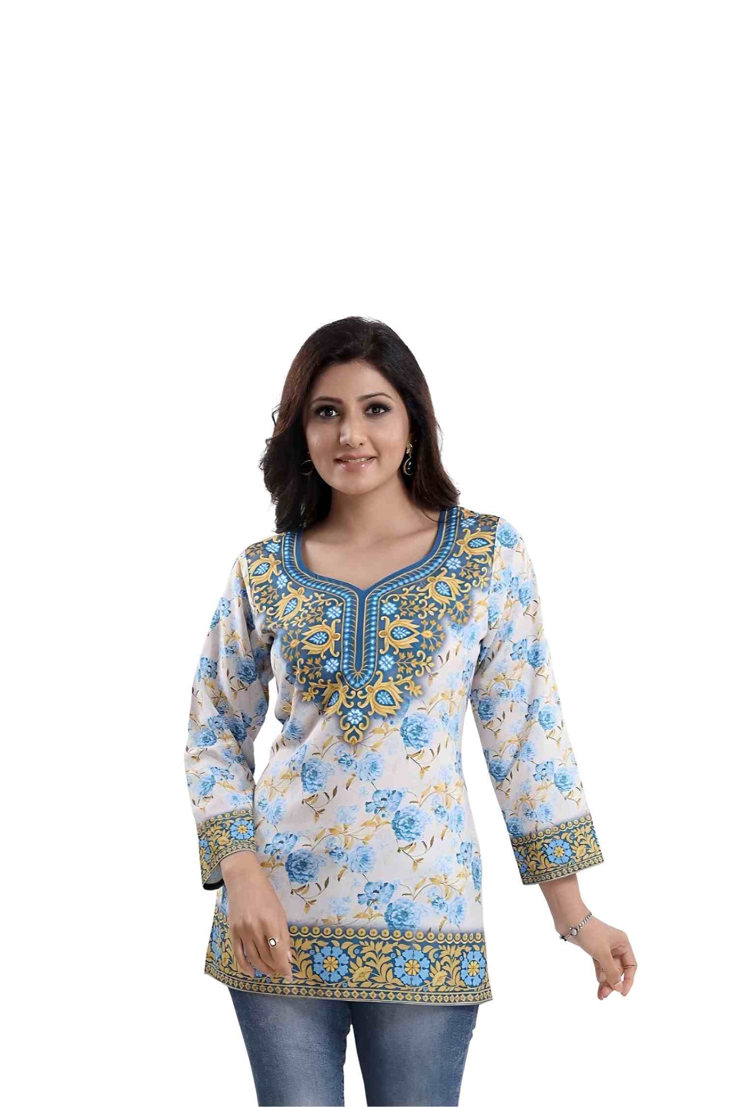 Isolated front view—white as unmarked paper