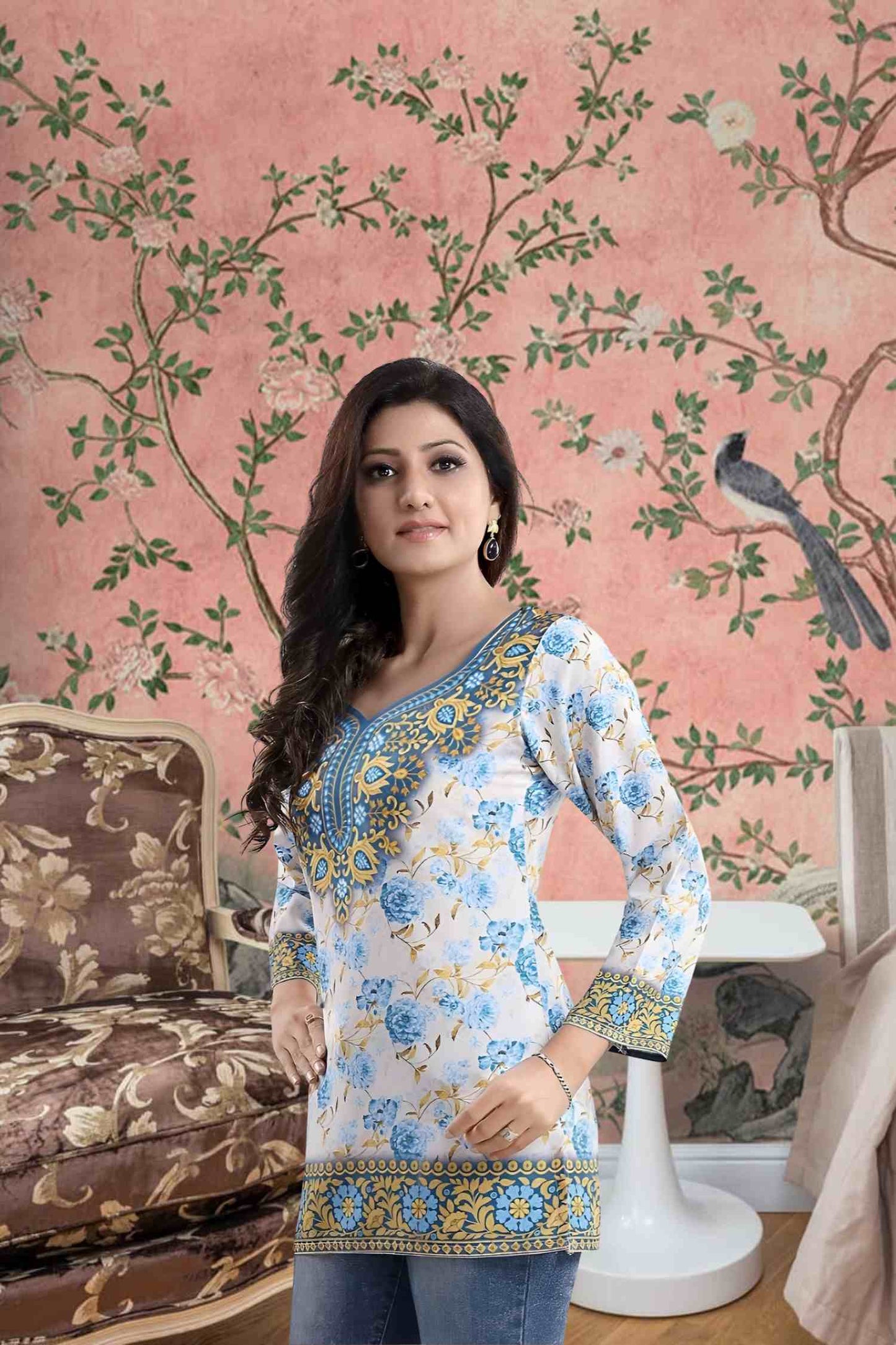 Profile where fabric becomes morning fog