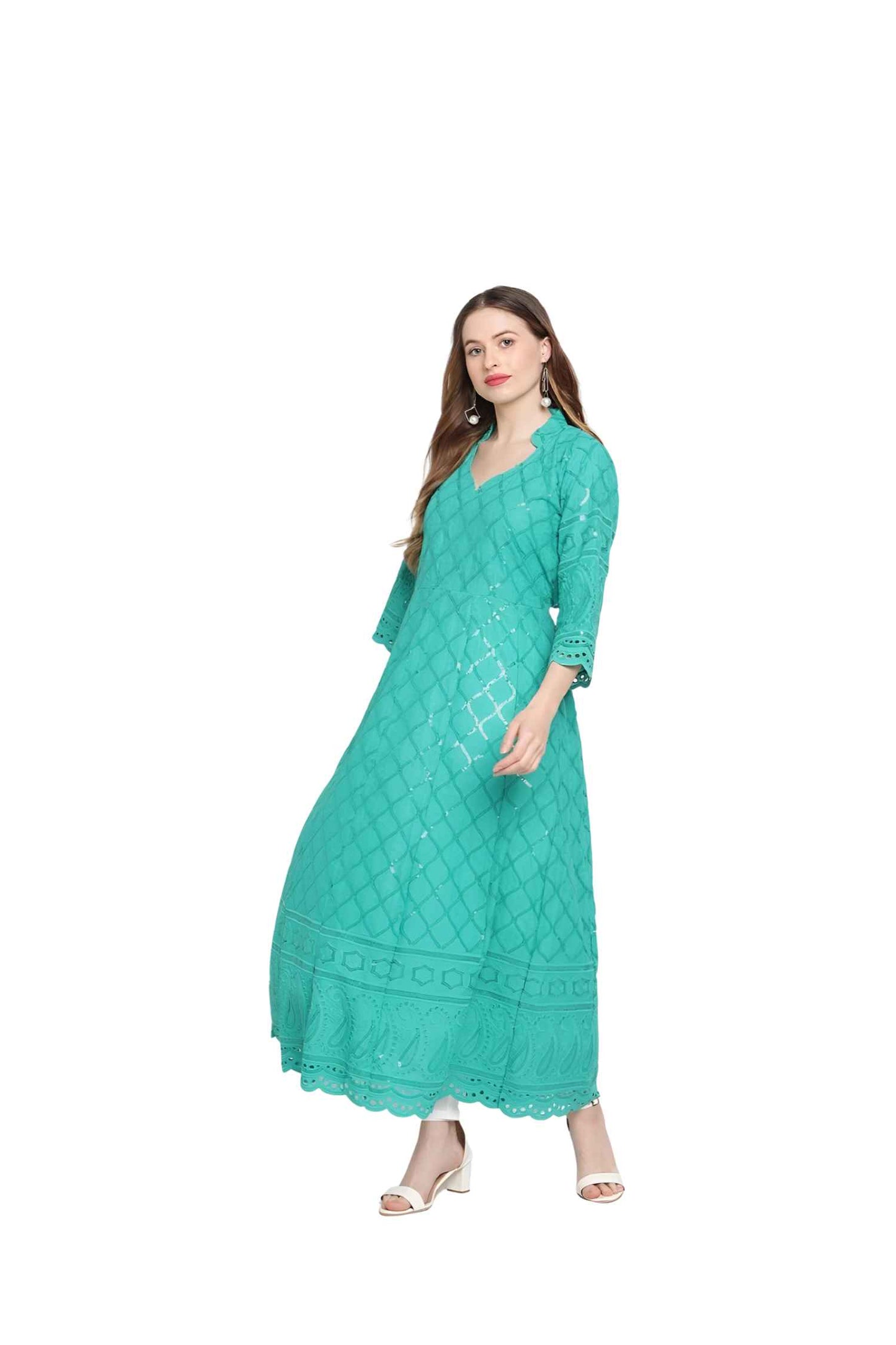 Isolated blue kurti like a slice of sky