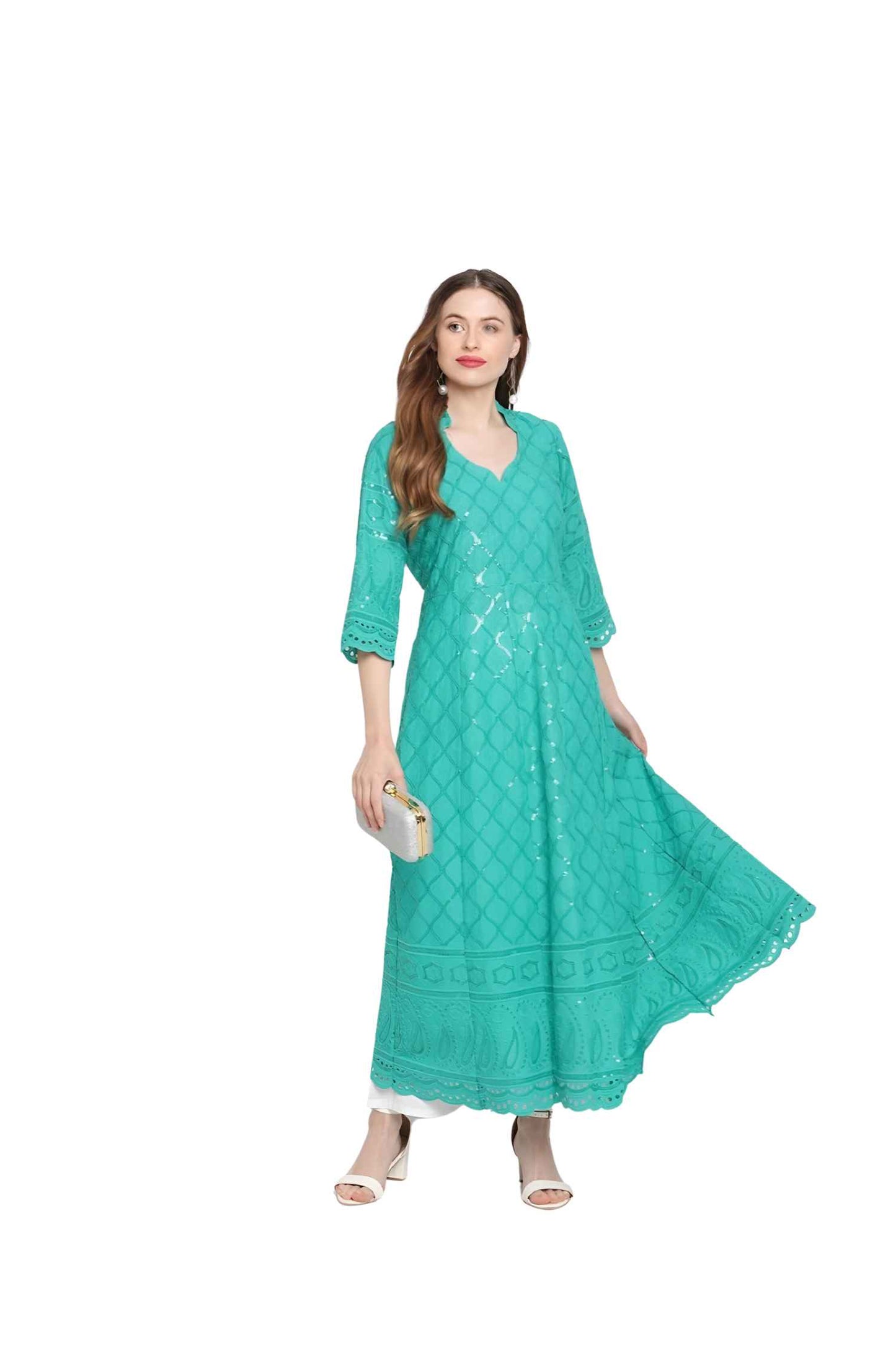 Isolated blue kurti like a slice of sky