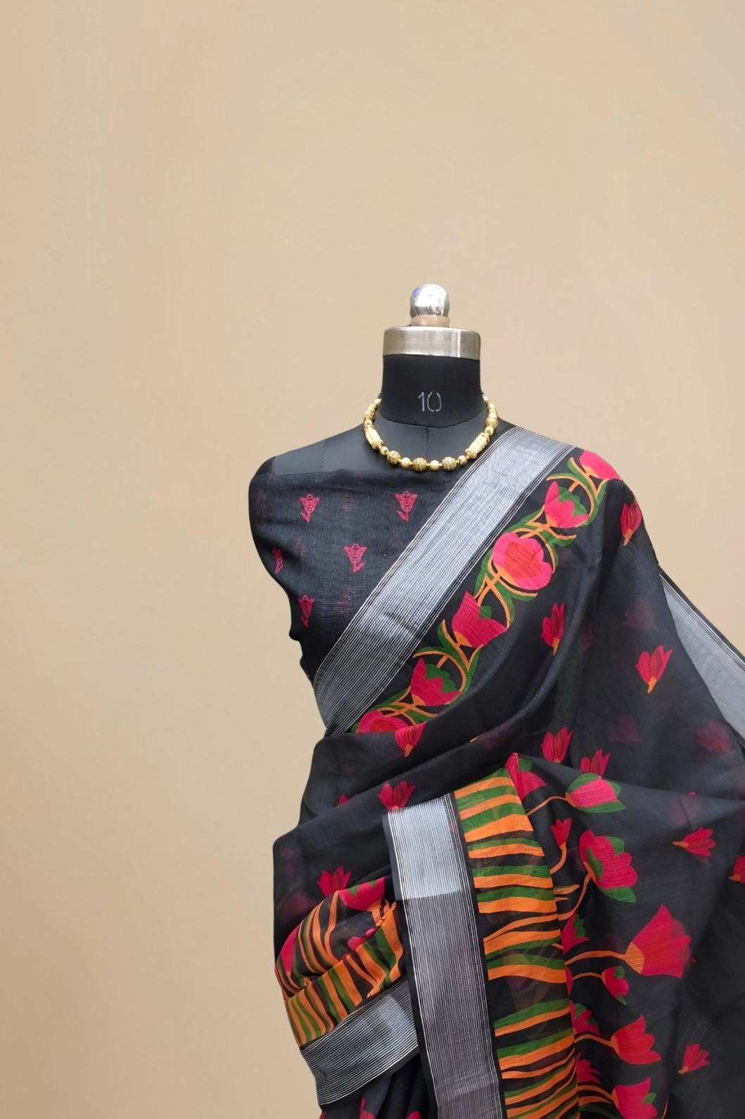 Close-up studio image emphasizing digital patterns