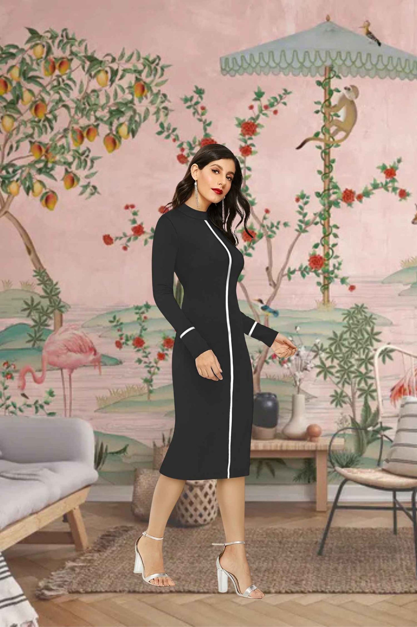 Close-up view to show fabric and clean design