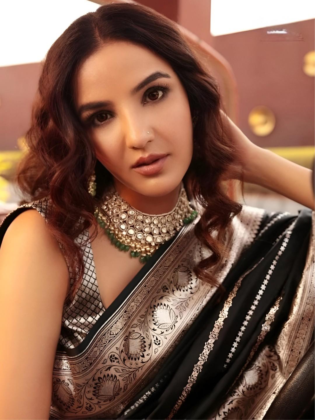 Drape showcased near antique handrail inside palace room