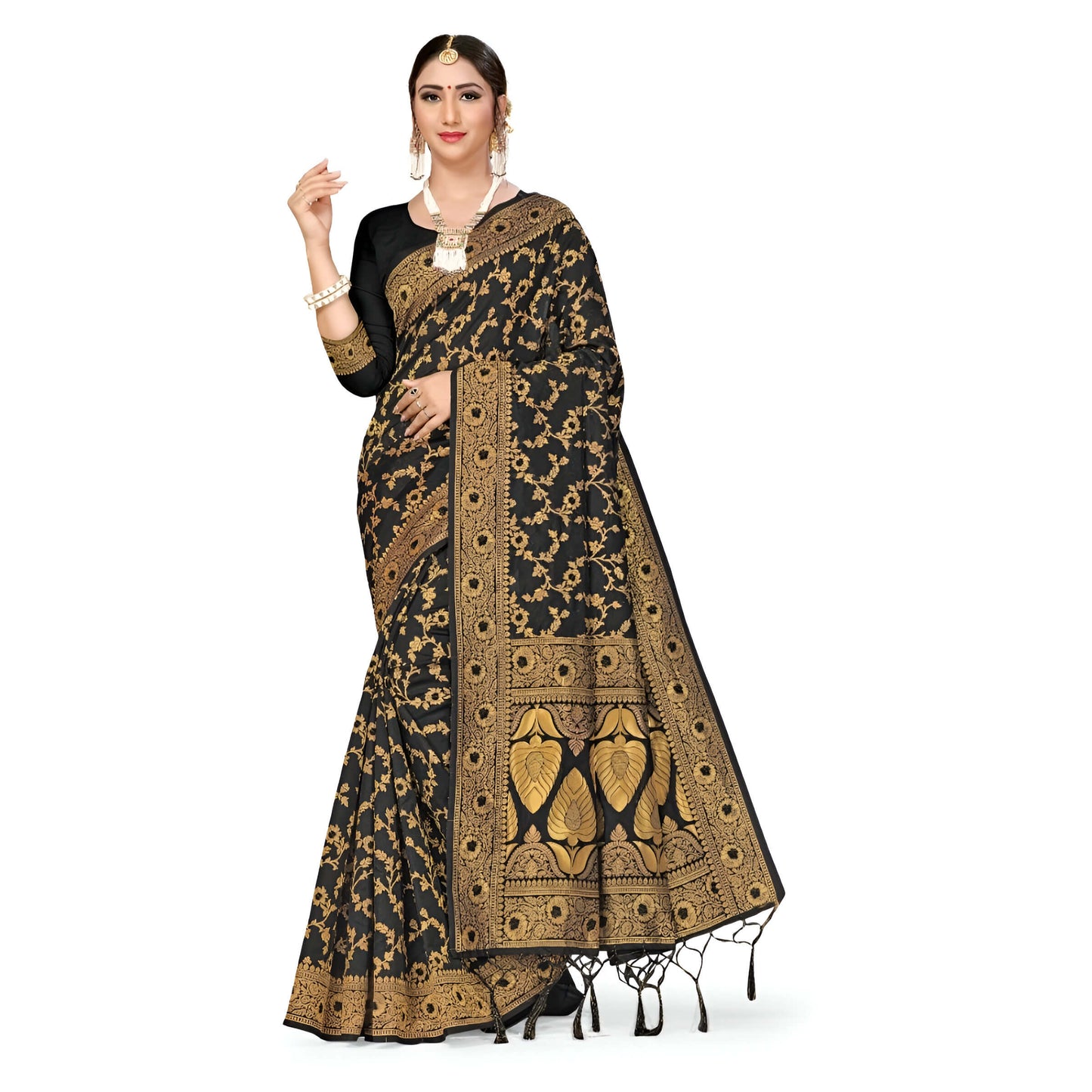 Close-up of gold border texture under studio lighting