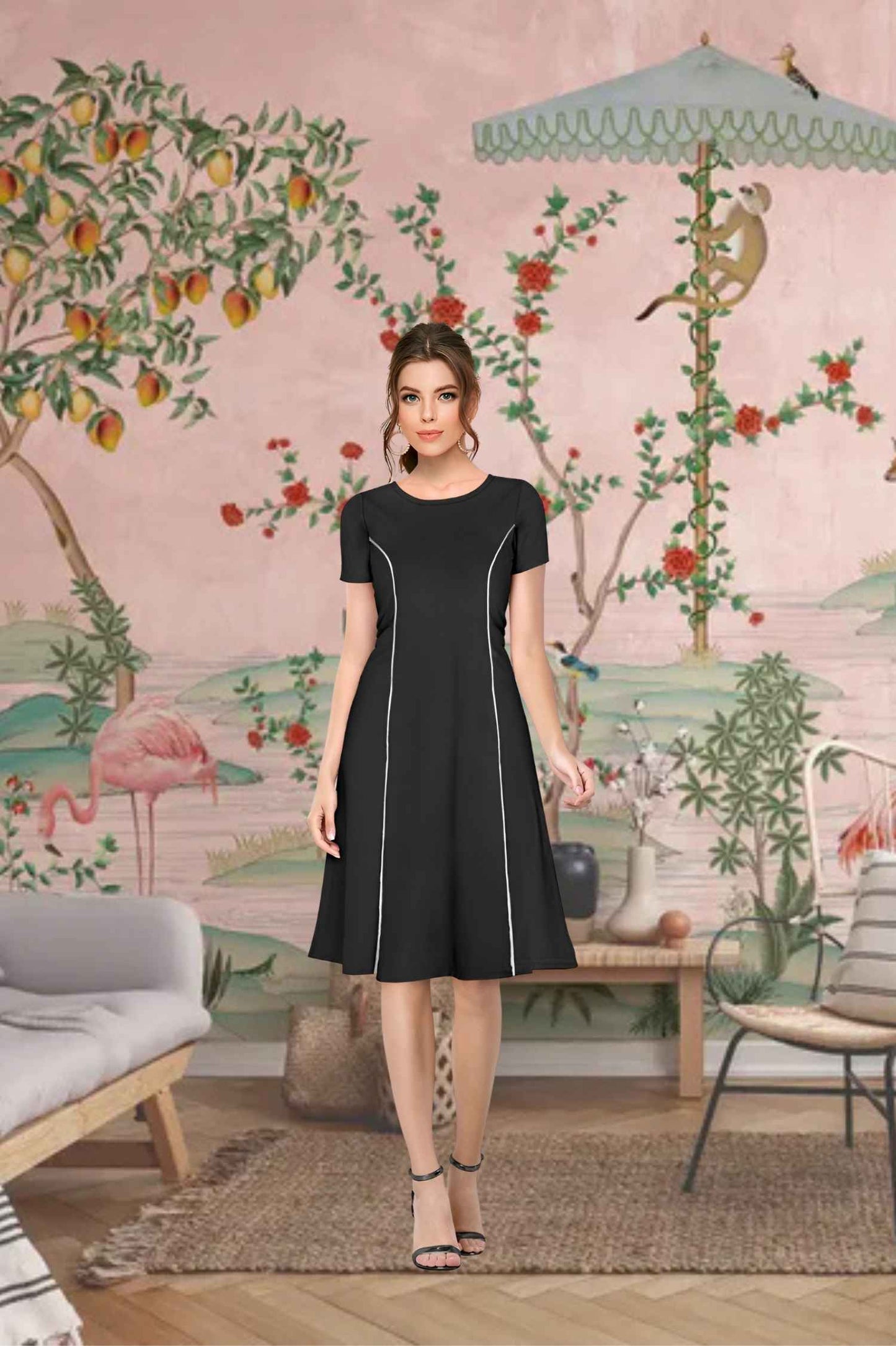 Side profile showing fit and sleeve design