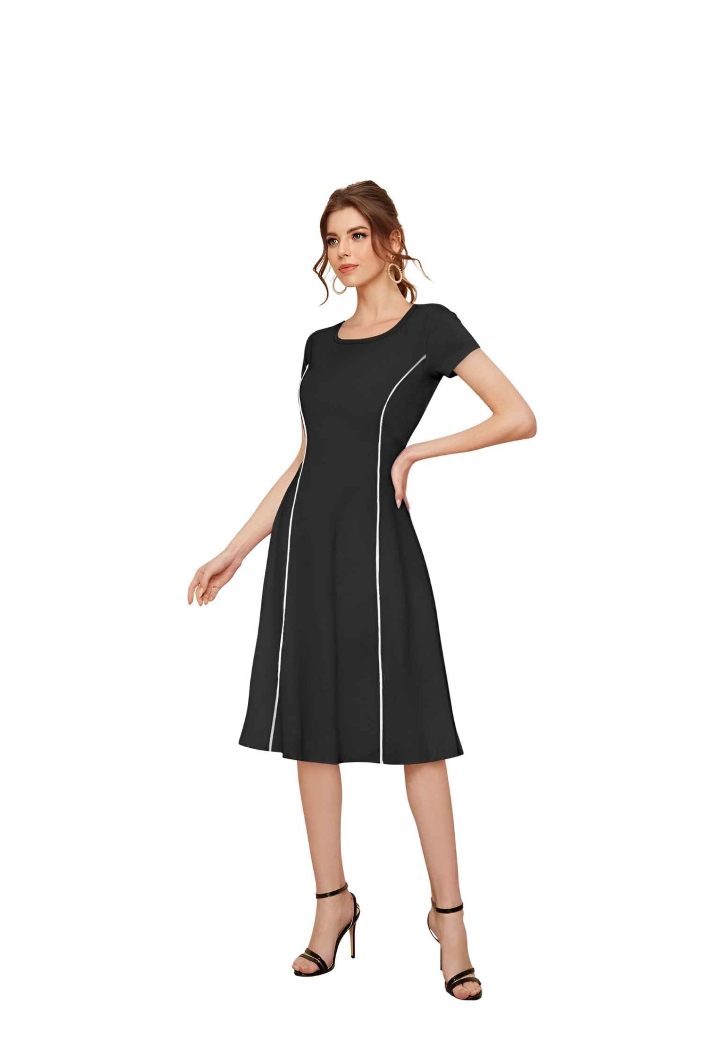 Fabric and fit detail close-up, background removed