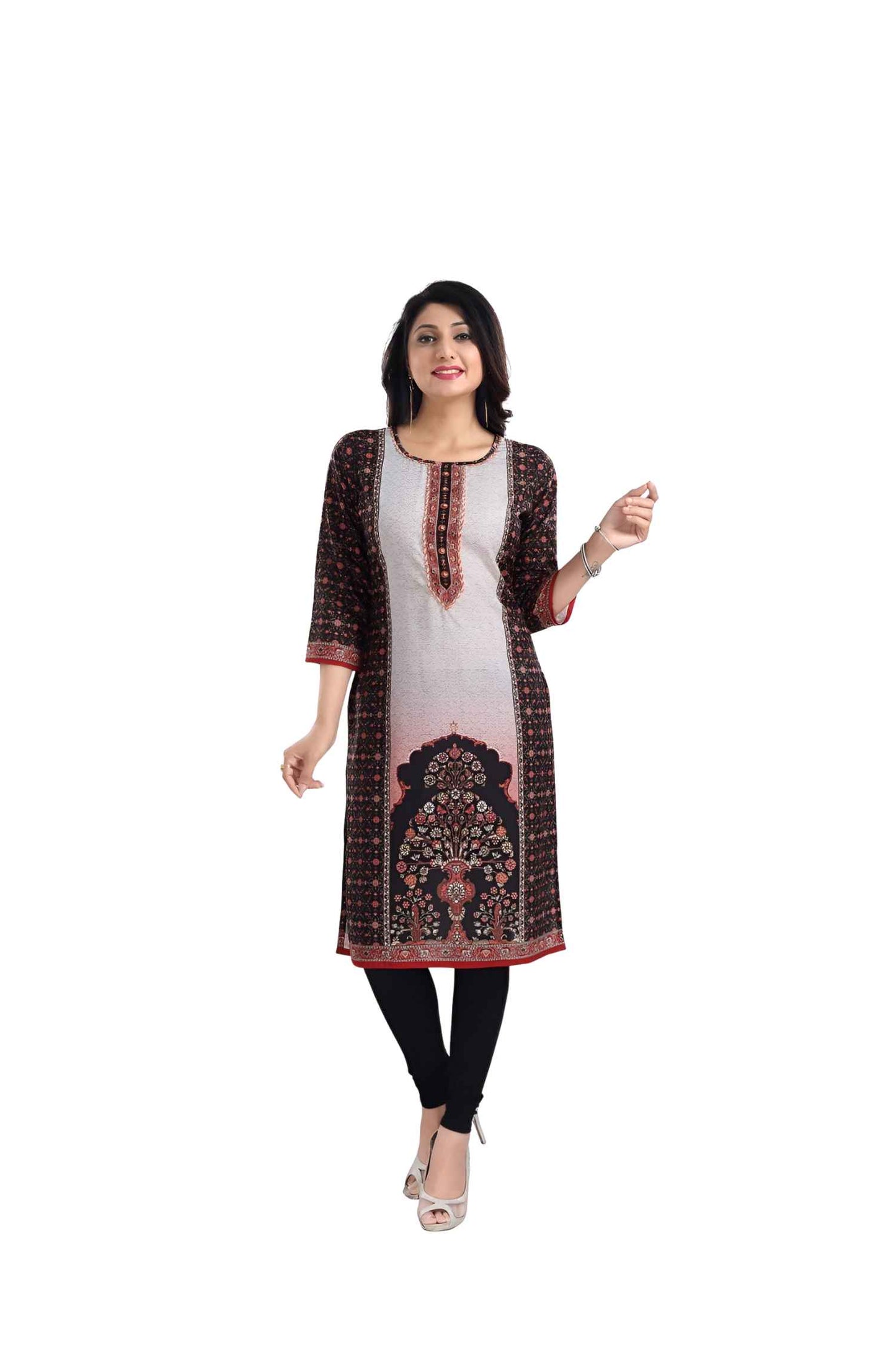 Isolated front view—brown as a medieval scribe's secret