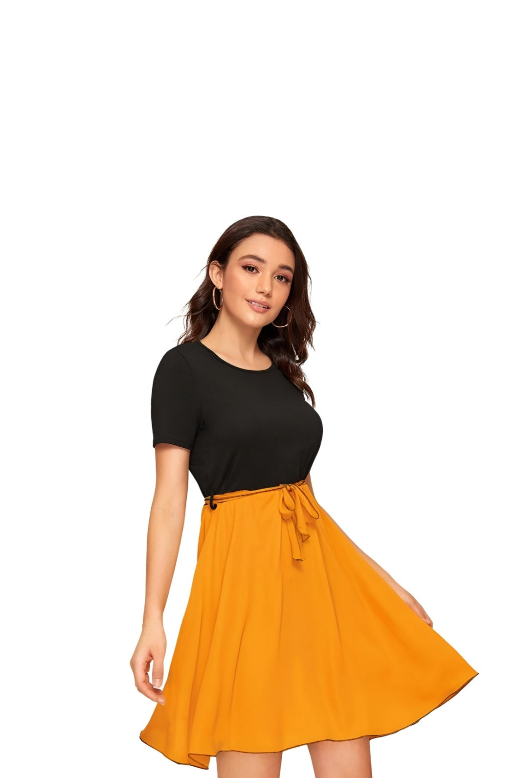 Model in The Solar Requiem on plain white background