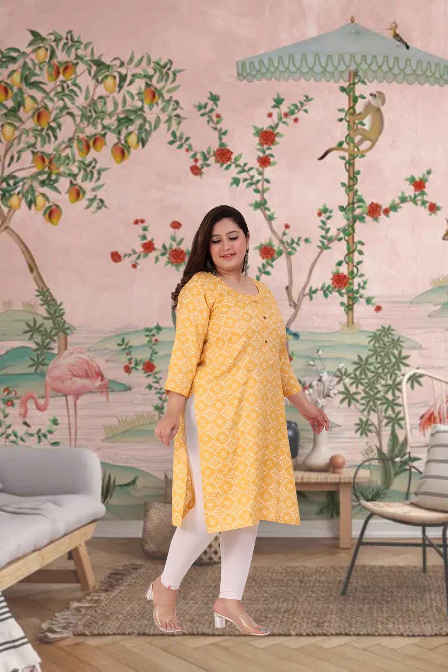 Side shot capturing the effortless silhouette and warmth ✨