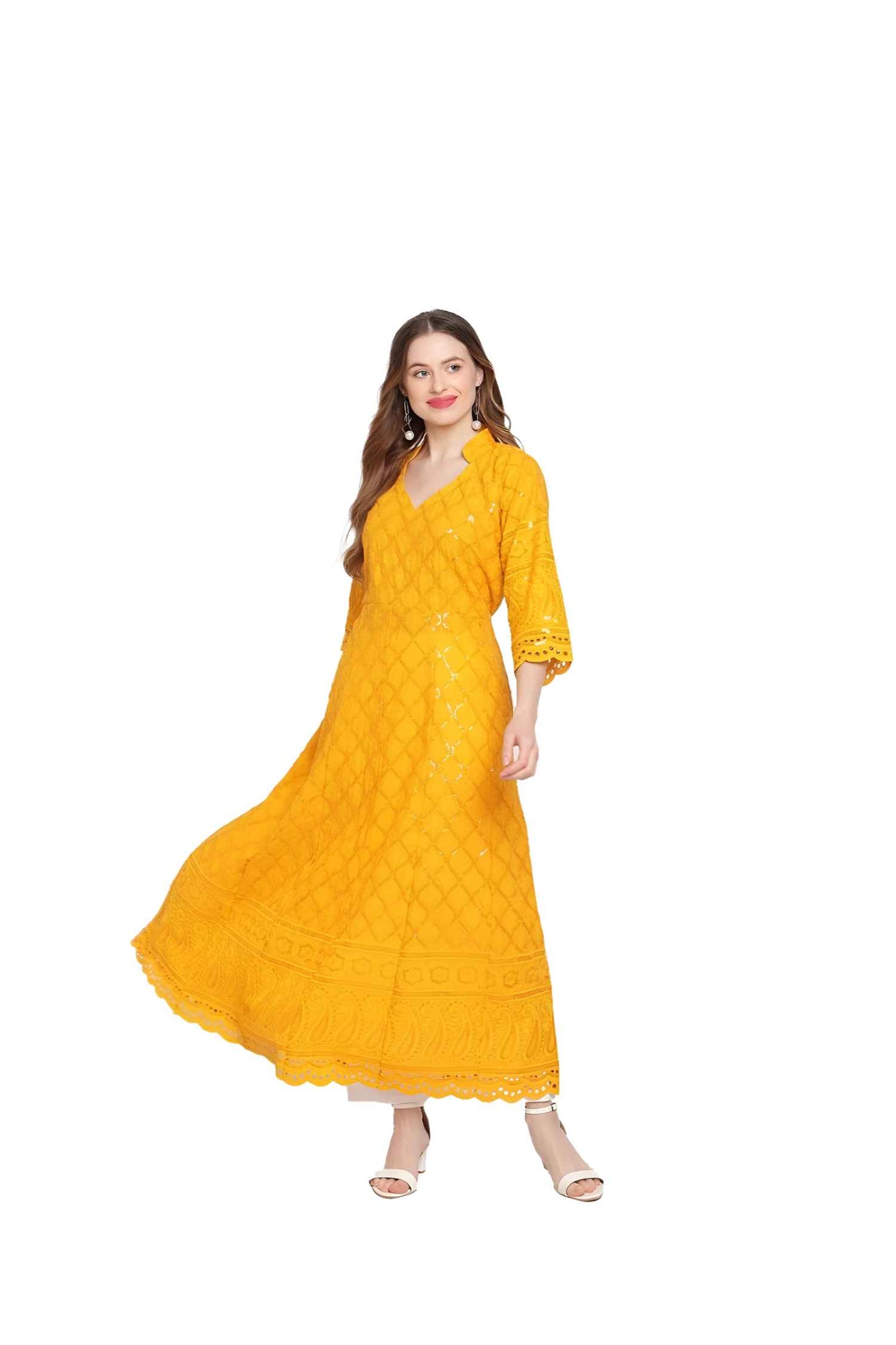 Kurti isolated like a sunrise spell