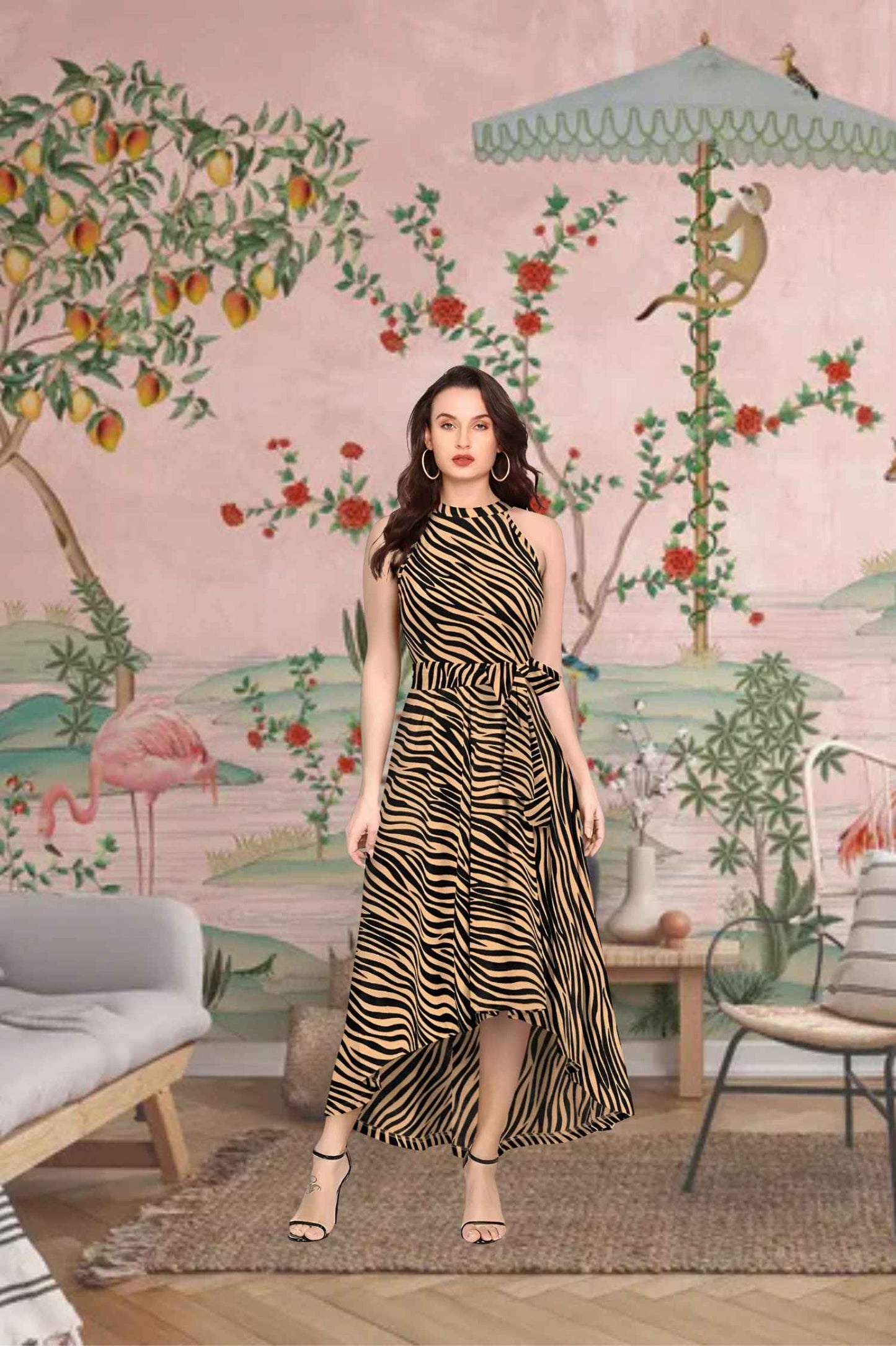 Front view: Stripes glowing like handwritten sonnets