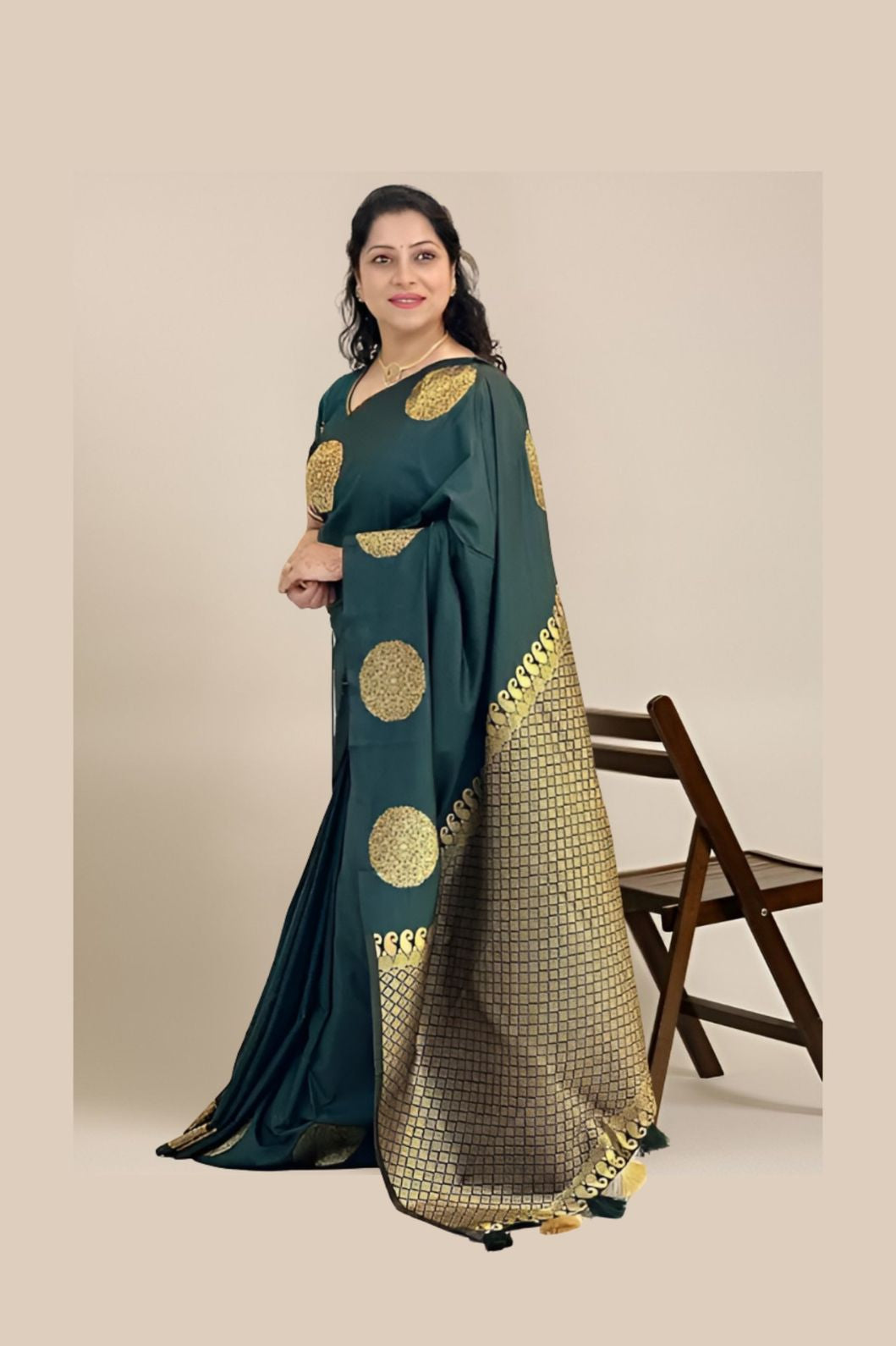 Left studio profile showing structured elegance