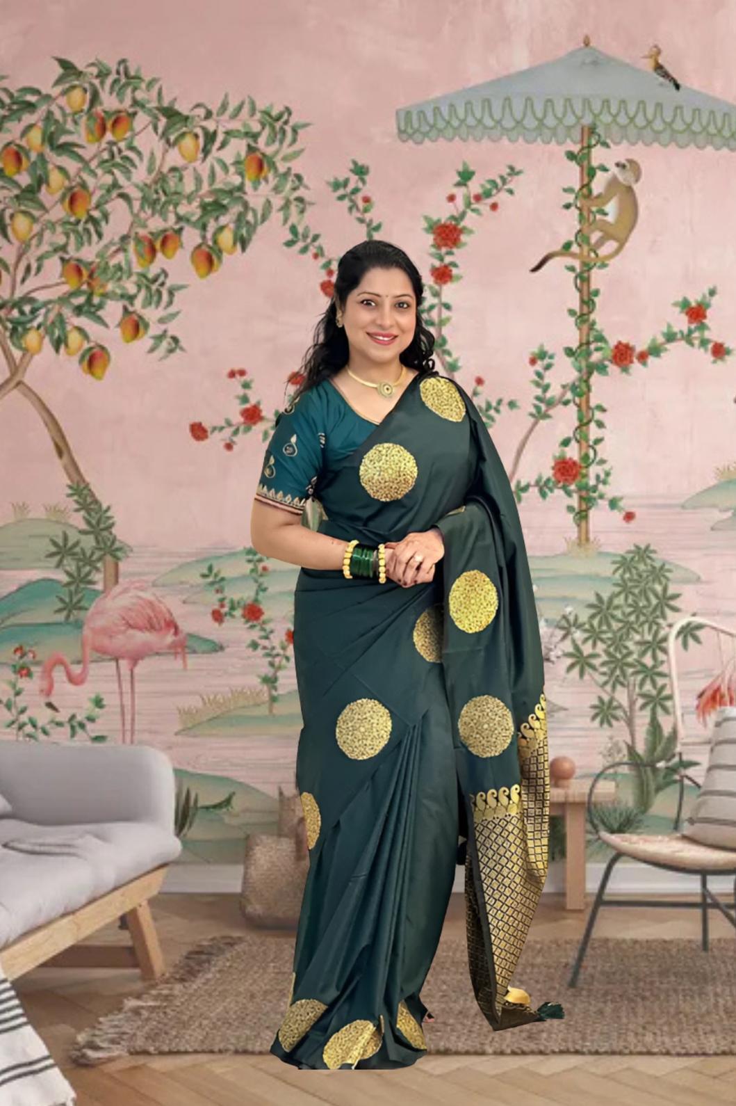 Right angle showcasing pleats and shine