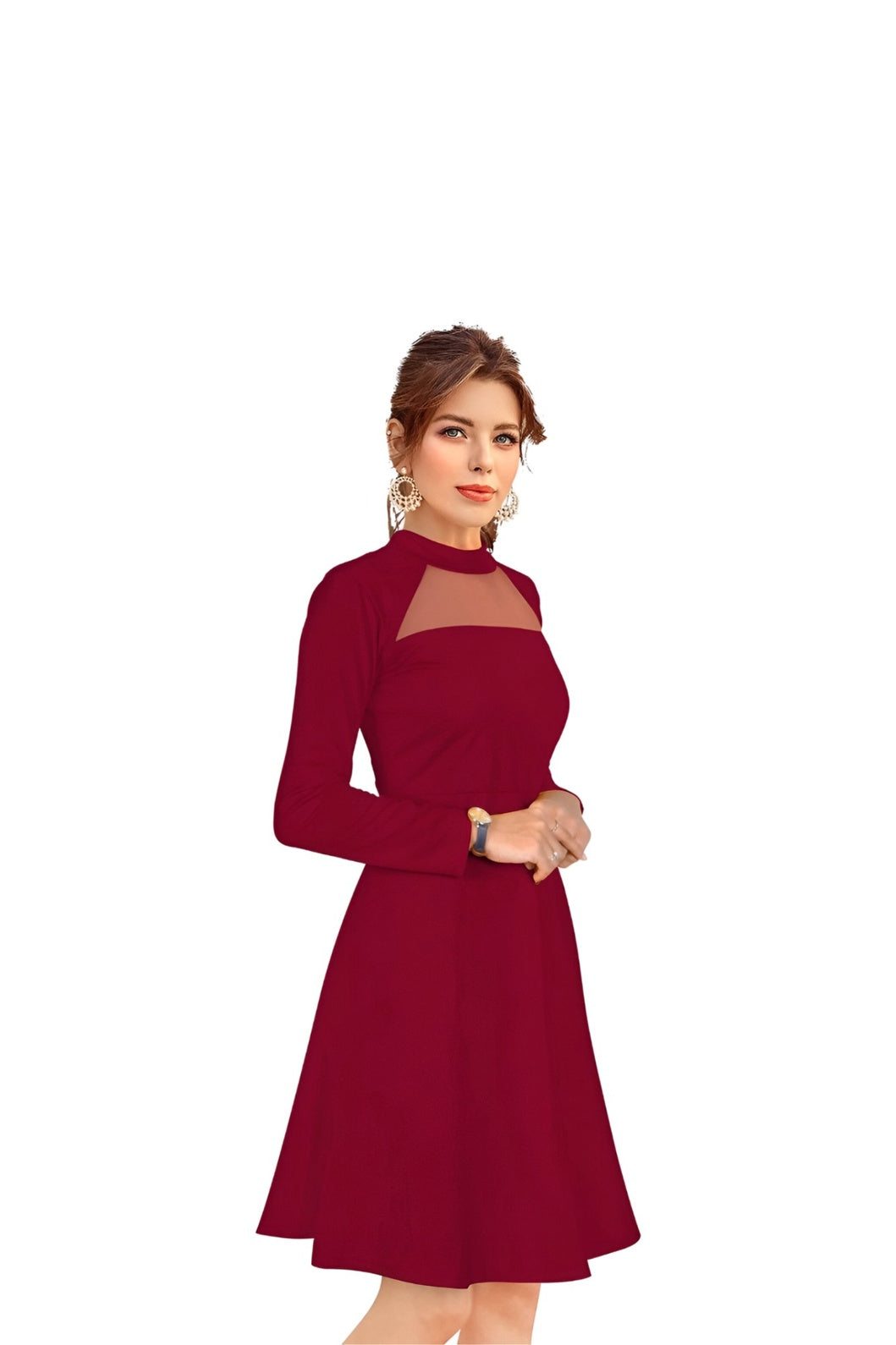 Side profile showing structure and fit on white background