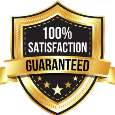 100 percent satisfaction guarantee 