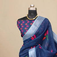 Clear front image showing full saree design for catalog clarity