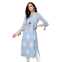 Kurti isolated against pure white, like a floating breeze