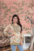 Front view of magenta kurti against fading dusk, sleeves catching the last light
