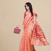  Studio right angle focusing on pleats and light peach tone