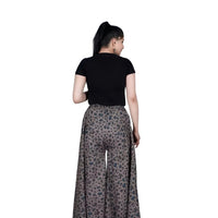 Studio back view showcasing print and fall