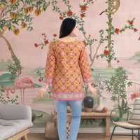  Rear angle showing drape and hidden pocket