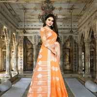 Premium cotton-silk fabric texture showing breathable handwoven quality