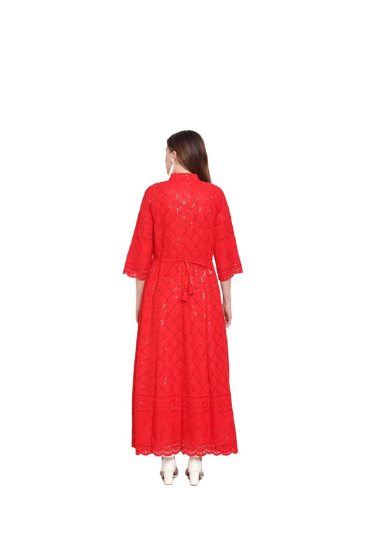 Clean back view with focus on the embroidered designs