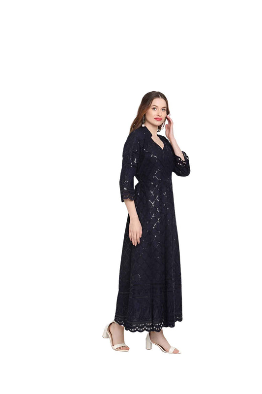  Profile with deep blue elegance