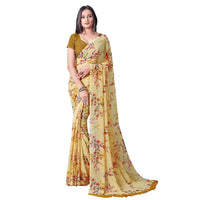Georgette fluidity showing print movement