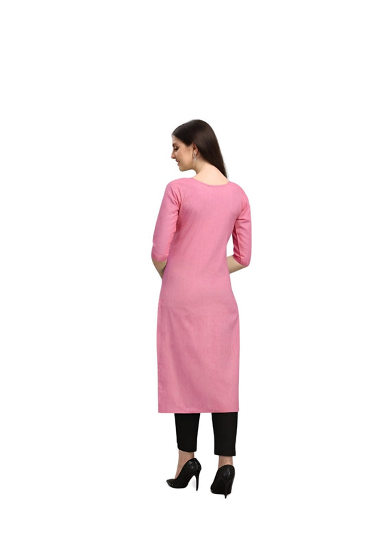 Studio back image of CELESTINA pink kurti