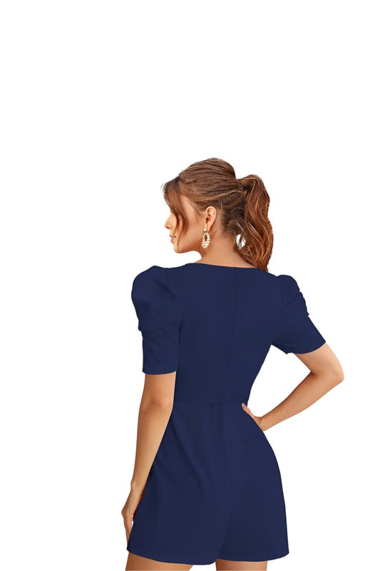 Back view of Indigo Aria on plain white background