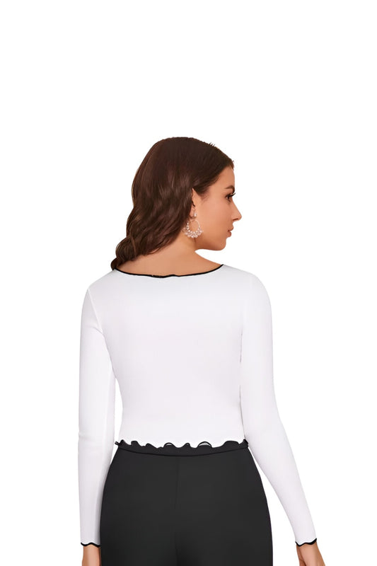 Rear view in full white—minimalist & strong